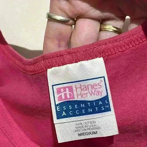 Vintage 90s UC Berkeley College Pink Scoop Neck Beach Tank Top Medium Womens - Picture 3 of 6